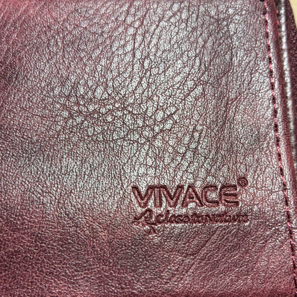 Vivace Sling Wallet: BORDEAUX PU Leather Horizontal Cellphone Sling BRANDED