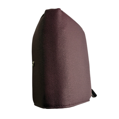 Vivace Wallet: Medium BURGUNDY Soft Canvas Purse with PU Leather Trim book view