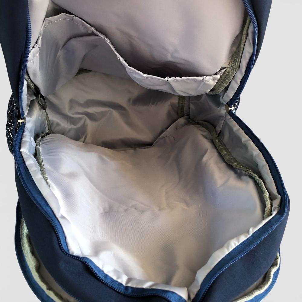 Cotton Road Backpack: BLUE BRANDED Canvas Backpack