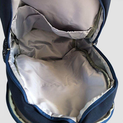 Cotton Road Backpack: BLUE BRANDED Canvas Backpack