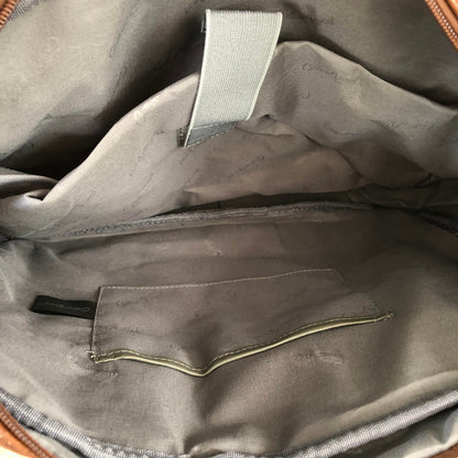 Cotton Road Laptop Bag: BROWN PU Leather Laptop Bag