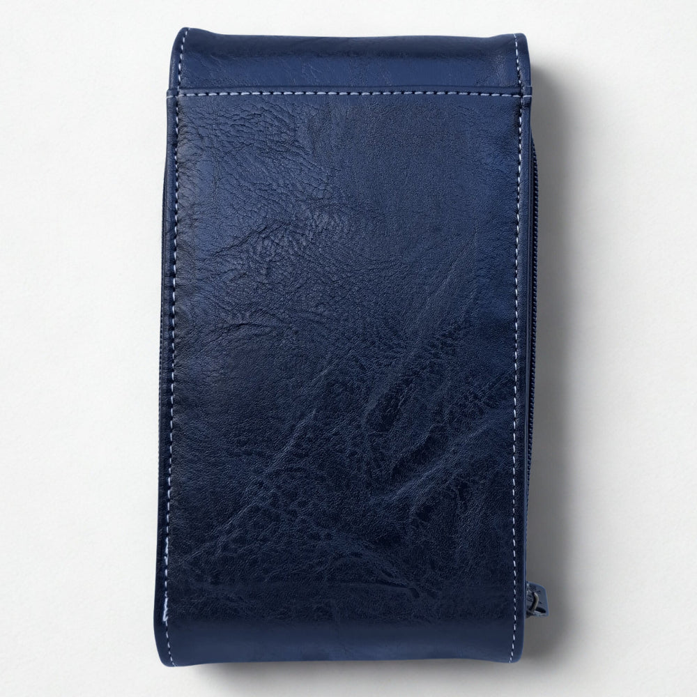 Cotton Road Sling Bag: BLACK PU Leather Mini Sling Bag