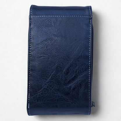 Cotton Road Sling Bag: BLACK PU Leather Mini Sling Bag