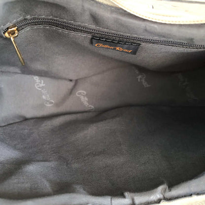 Cotton Road PU leather sling bag open view