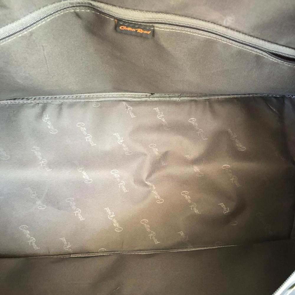 Cotton Road Travel Bag: BLUE PAISLEY PVC Overnight Travel Bag