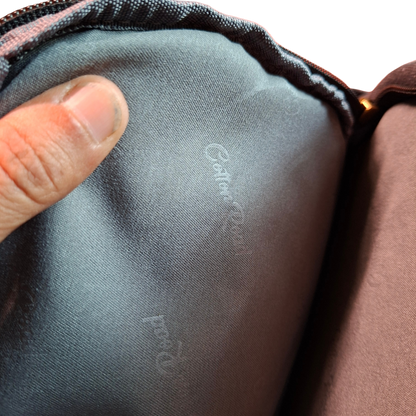 Cotton Road Backpack: BLACK Canvas and PU Leather Travel Backpack