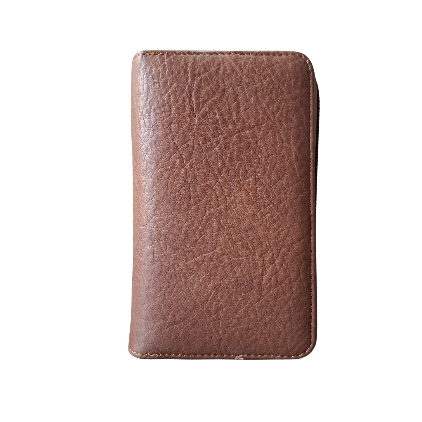 Cotton Road Wallet: Medium BROWN PU Leather with LEOPARD Print