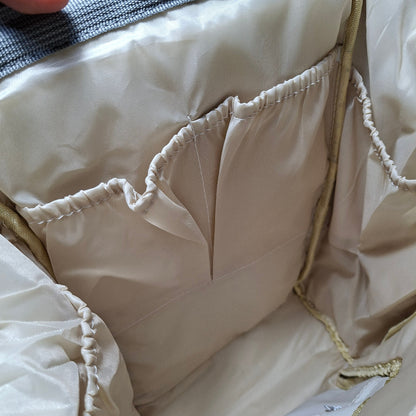 Beizhiyi Nappy Bag: CREAM PVC Baby Backpack with Twin Handles and ANIMAL PRINT