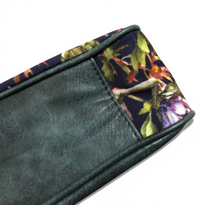Vivace blue Protea canvas handbag bottom view